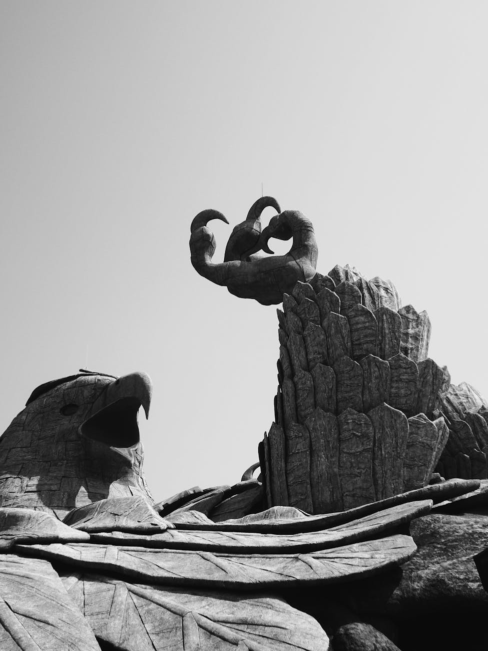sculpture at jatayu earths center